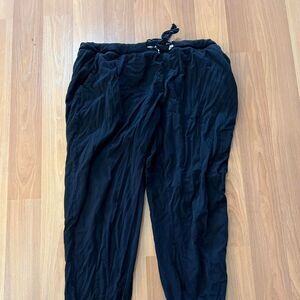 Hanes Women's Black Joggers-tracksuits